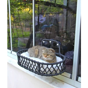 Tasaryum Store Kedi Köpek Cam Yatağı Vantuzlu