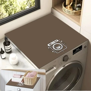 Valerine Life Çamaşır Kurutma Makinesi Örtüsü Matı Kaymaz Sıvı Geçirmez Koruyucu Yıkanır Ped 60X60CM