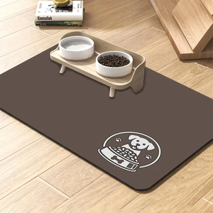 Matgo Pati Kahverengi Köpek Figürlü Beslenme Matı  50 x 70 cm