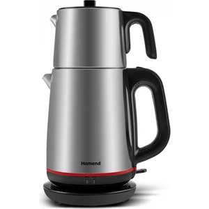 Royaltea 1711h Inox Siyah Çay Makinesi