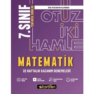 Startfen Yayınları 7. Sınıf Matematik 32 Haftalık Kazanım Denemeleri