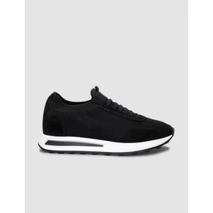 Triko Siyah Bağcıklı Erkek Sneaker