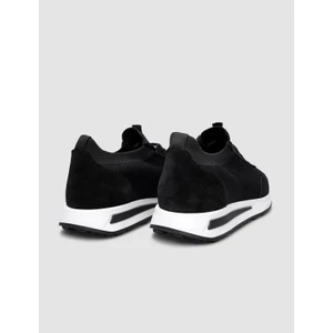 Triko Siyah Bağcıklı Erkek Sneaker