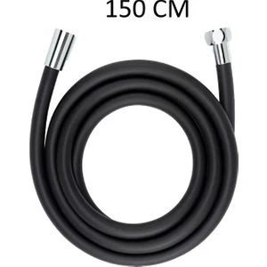 Siyah Pvc Duş Hortumu 150 Cm