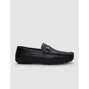 %100 Hakiki Deri Kahverengi Toka Detaylı Erkek Loafer