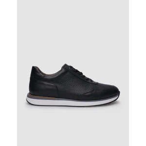 Siyah Bağcıklı Erkek Sneaker