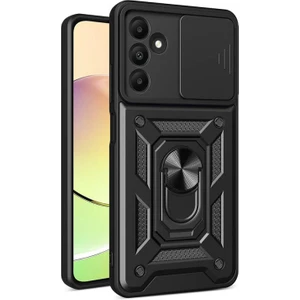 Techno Guru Samsung Galaxy A15 Kamera Koruma Sürgülü ve Tam Koruma Sağlayan Sert Puma Silikon Kılıf