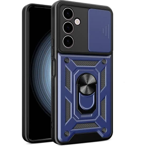 Techno Guru Samsung Galaxy A24 Kamera Koruma Sürgülü ve Tam Koruma Sağlayan Sert Puma Silikon Kılıf