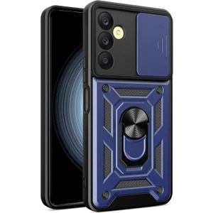 Techno Guru Samsung Galaxy A25 Kamera Koruma Sürgülü ve Tam Koruma Sağlayan Sert Puma Silikon Kılıf