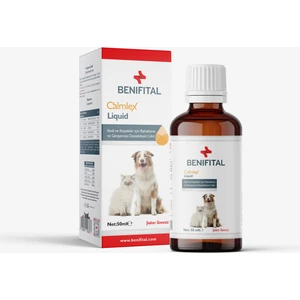 Calmlex Antistress Likit 50 ml Kedi ve Köpekler Için Rahatlama ve Gevşemeyi Destekleyici Damla