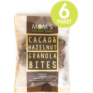 Mom's Natural Foods 6'lı Glutensiz Kakao & Fındık granola Bıte