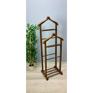 Ahşap Çift Tepeli Dilsiz Uşak Cilalı Ceviz Double