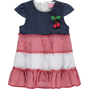 Civil Baby Kız Bebek Elbise 6-18 Ay Kırmızı