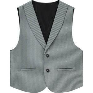 Civil Boys Erkek Çocuk Yelek 6-9 Yaş Gri