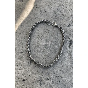Atelier By Ece Unisex Angelus Model 3mm Gümüş Kaplama Kalın Kararma Yapmaz Kadın ve Erkek Künye Bileklik