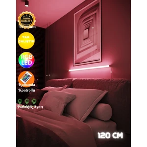 Uzaktan Kumandalı  LED Abajur Gece Lambası  Yuksek Işık Sistemi 120 cm