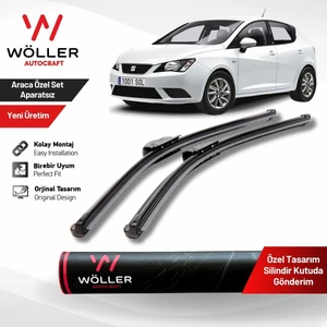 Seat Ibiza Silecek 2009 2016 Arası Uyumlu Silecek Takımı Araca Özel