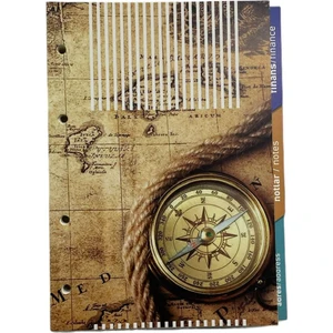 Eren Ofis Çizgili Defter Içi Organizer Yedeği 15 x 21 cm A5 Boyunta 4 Delikli