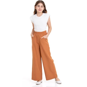 Beli Lastikli Kız Çocuk Pantolon