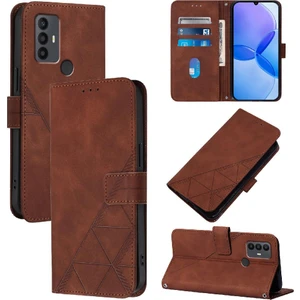 SZY Market Tcl 30 Se Için Kılıf Cüzdan Kapak Kredi Kartı Tutucu Flip Folio Kitap Pu (Yurt Dışından)