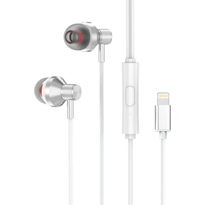 SL-BTL03 Beyaz iPhone Telefon Uyumlu Lightning Konnektörlü Metal Bluetooth Kulaklık