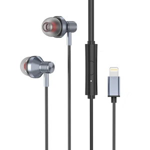 SL-BTL03 Siyah iPhone Telefon Uyumlu Lightning Konnektörlü Metal Bluetooth Kulaklık