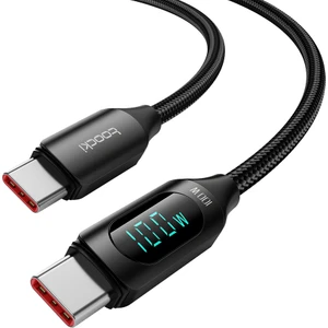 100W Type-C To Type-C Dijital Ekran Hızlı Data/şarj Kablosu 2.m Macbook Xiaomi Samsung Uyumlu