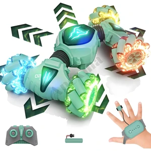 2.4ghz Uzaktan Kumandalı Şarjlı 4x4 Akrobat Araba - El Sensörlü Işıklı 360° Dönen Akrobat Araba - Çift Kontrollü Stunt Twist Araba