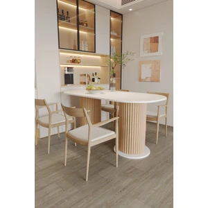 Moka Park AVM Mega Antoryum Yemek Masası Mutfak Masası Salon Masası Şık Ahşap