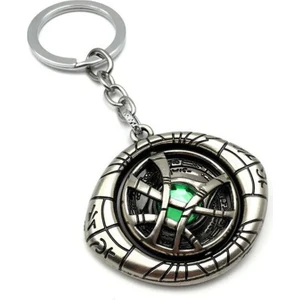 Herşey Nota Dr Strange Marvel Avengers Gümüş Hareketli Dönen Metanizma Metal Anahtarlık 1ADET