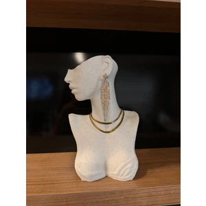 Dekoratif Takı Mankeni Teşhir Standı 25 cm Orta Boy