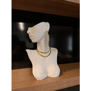 Dekoratif Takı Mankeni Teşhir Standı 25 cm Orta Boy