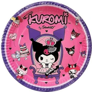 Parti Dükkanım Kuromi Tabak (8 Adet)