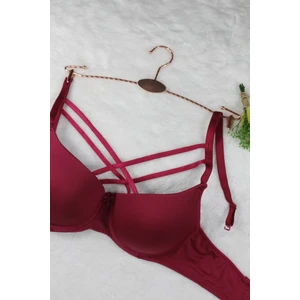 Çapraz Ipli Desteksiz Sütyen