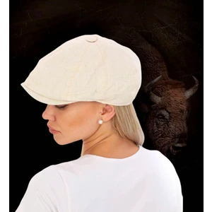 Golden Buffalo Iskoç Kasket 1. Sınıf Keten Kumaş Luxury Yazlık