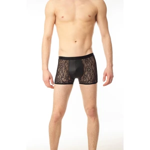 Erkek Fantezi Dantelli Suni Deri Boxer