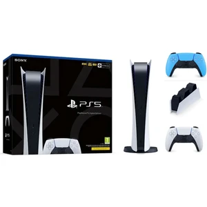 Playstations  5  Slim Digital Editions + 1 Dualsense Oyuncu Kol +  Şarj Istasyonu