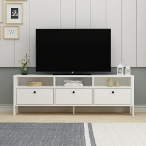Luvia Mobilya 3 Kapaklı 150 cm Tv Ünitesi Beyaz