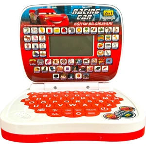 Trust Store Şimşek Mcqueen Laptop Bilgisayar Türkçe-Ingilizce 100 Fonksiyonlu Cars Eğitici Oyuncak