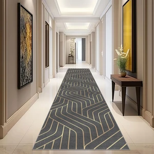 Modern Dijital Baskı Dört Mevsim Yıkanabilir Kaymaz Taban Salon Halısı Mutfak Halısı Yolluk Vvc