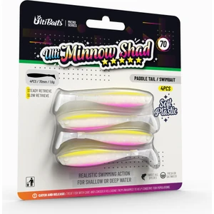 Ulti Baits Minnow Shad Silikon Balık Yem 70MM 1,6gr 4 Adet