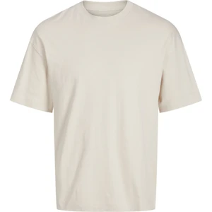 Jack & Jones Jjeurban Edge Tee Ss O-Neck Noos Erkek Bej T-Shirt - 12254412