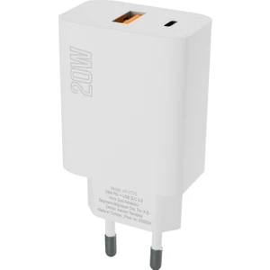 HY-XT75 20W Pd +Usb Qc 3.0 18W Beyaz Ev Hızlı Şarj Adaptör