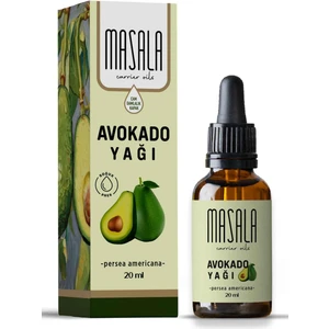 Saf Avokado Yağı 20 ml Soğuk Pres (Avocado Oil)