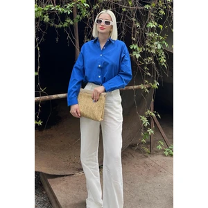 Mad Girls Saks Oversize Gömlek MG1369