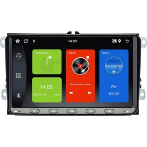 Volkswagen Caddy (2004-2019) Android 13 Multimedya Carplay 9 Inch 6 GB Ram / 128 GB Hafıza CRV-4580XDA