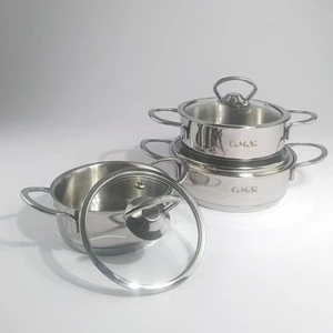 Oms Collection 3'lü Mini Tencere Takımı (Düz-Basık)