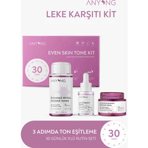 Leke Karşıtı ve Aydınlatıcı Cilt Bakım Seti - Pirinç Suyu ve Arbutin