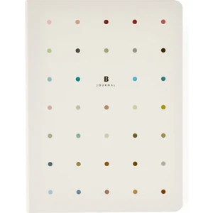 Keskin Color 80 Yaprak Noktalı Ciltli Defter - Beyaz - 21 cm