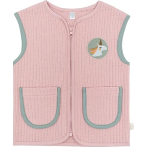 Miela Kids Kontrast Biyeli Kapitone Yelek